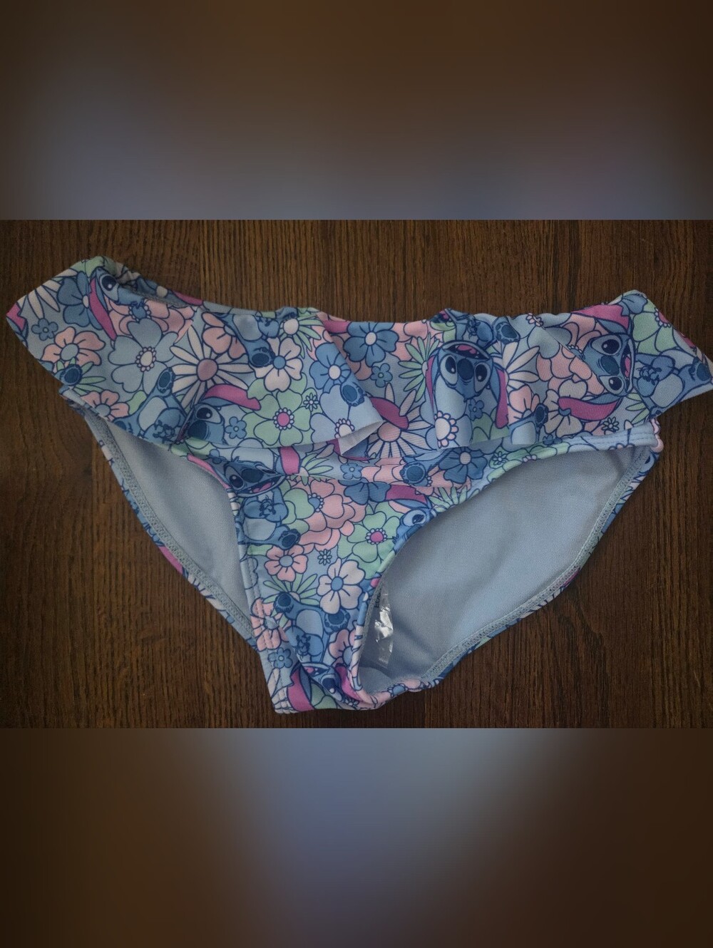 New Disney Stitch Girls Medium/8 Swim Bottoms